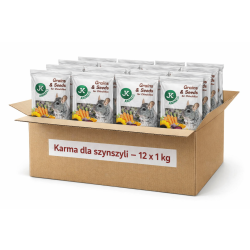 Karma dla szynszyli 12 kg – 12 × 1 kg